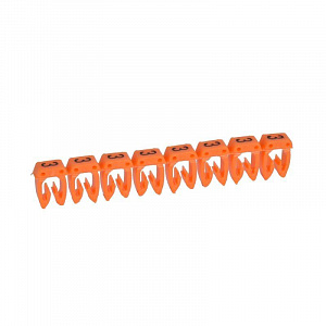 Маркер кабельный Legrand CAB3 0.5-1.5 мм символ 3 оранжевый, 1200 штуп. 038213