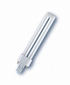 Лампа люминесцентная компактная DULUX S 9Вт/827 G23 OSRAM 4099854123504 4099854123504