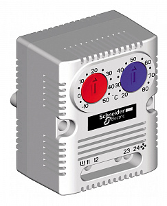 Термостат Schneider Electric сдвоенный, 0-60 гр.C NSYCCOTHD