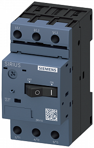 Автоматический выключатель защиты двигателя Siemens S00 0.22...0.32А 3.8А 3RV10110DA10