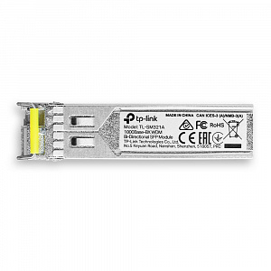 Трансивер TP-Link SFP 1000Base-BX, WDM, LC, TX 1550 нм, RX 1310нм, SM, 10км TL-SM321A