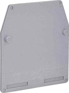 Изолятор торцевой DKC CBC.2-10/PT/GR серый ZCB061GR