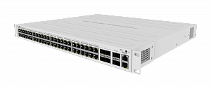 Коммутатор MikroTik 1x 10/100 Ethernet, 48x 10/100/1000 Ethernet, 4x SFP+, 2x QSFP+, PoE 700W CRS354-48P-4S+2Q+RM
