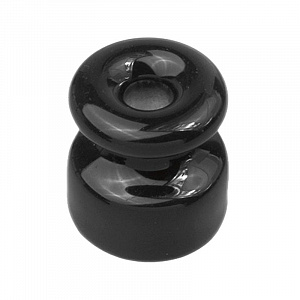 Изолятор Bironi черный керамика, 50 шт/уп. R1-551-03-50