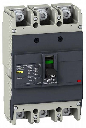 Автоматический выключатель Schneider Electric Easypact EZC250N TMD, 175A, 3P 3Т