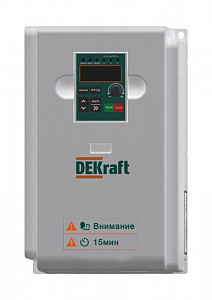 Частотный преобразователь DEKraft ПЧ-510-3PH-380В-7,5кВт-B DEKV060G7R5T4B