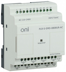 Реле логическое ONI PLR-S. расширение 8DI/8DO (R) 220В AC PLR-S-EMD-0808UR-AC