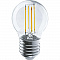 Лампа светодиодная филаментная 80 885 OLL-F-G45-12-230-4K-E27 12Вт шар прозрачная 4000К нейтр. бел. E27 1200лм 220-240В ОНЛАЙТ