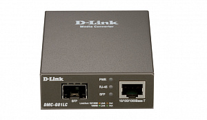 Медиаконвертер D-Link DMC-G01LC 1x 100/1000Base-T, 1x 100/1000Base-X SFP DMC-G01LC/C1A