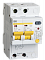 Дифференциальный автоматический выключатель IEK АД12М 2П 16А 30мА, тип A, 4.5кА, C