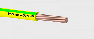 Провод Электрокабель НН ПуВнг(А)-LS 1х25 МК желто-зеленый 450/750В 00-00005521