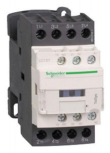 Контактор Schneider Electric TeSys D 40А 4П, АС1, НО+Н3, 220В, 50/60Гц LC1DT40M7