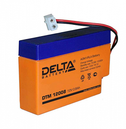 Аккумулятор Delta UPS 12В 0.8Ач
