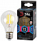 Лампа светодиодная филаментная F-LED-15W-840-E27 15Вт A60 грушевидная 4000К нейтр. бел. E27 Эра