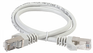 Патч-корд ITK F/UTP 6 2м PVC, Серый PC01-C6F-2M