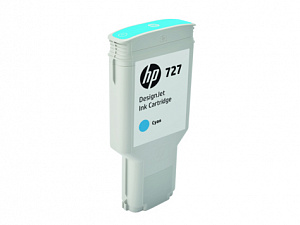 Картридж HP 727 струйный голубой 300мл F9J76A